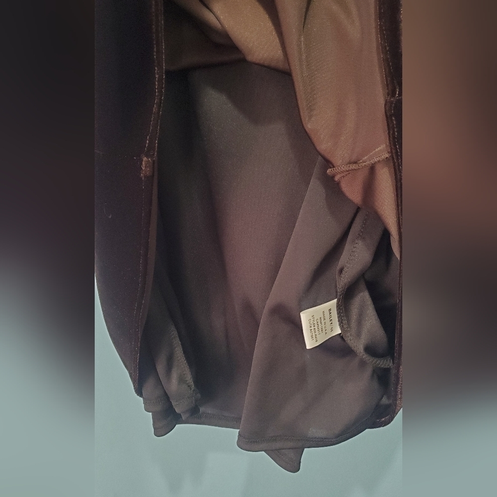 Bailey 44 velvet Princess Chocolate Brown wrap dress Size Medium - Picture 10 of 10
